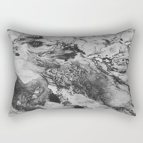 White: Paint Rectangular Pillow