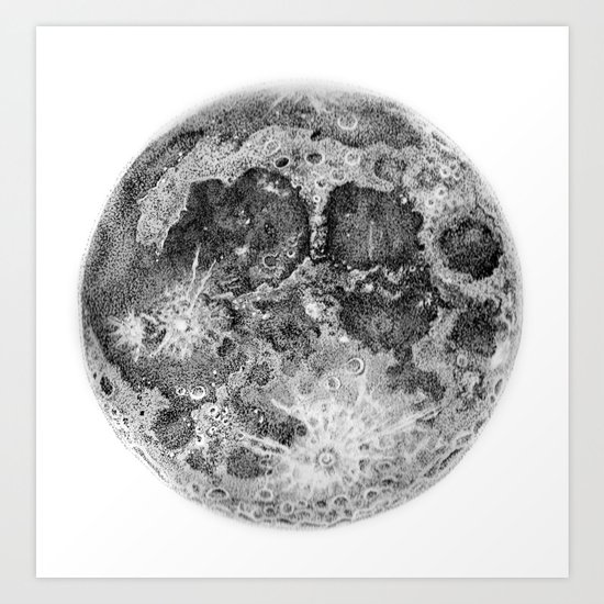 Moon Art Print