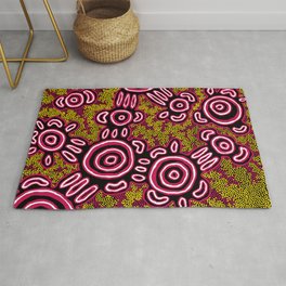 You Belong - Authentic Aboriginal Art Area & Throw Rug