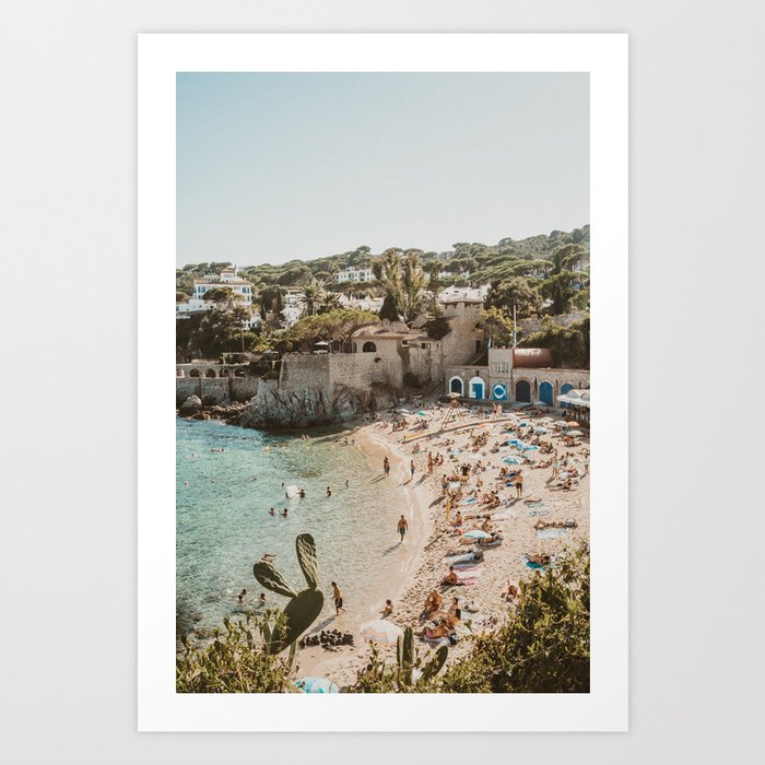 Mediterranean Dreams Series "Calella de Palafrugell" | Travel Photography Barcalona Spain Art Print