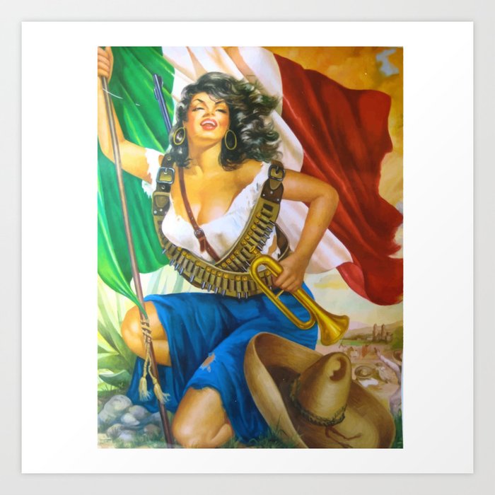 Mexican pin shop up art