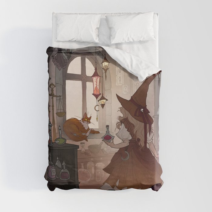 Apothecary Witch Duvet Cover