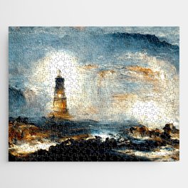 A lighthouse in the storm Jigsaw Puzzle