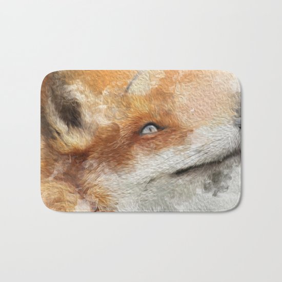 The Fox Bath Mat