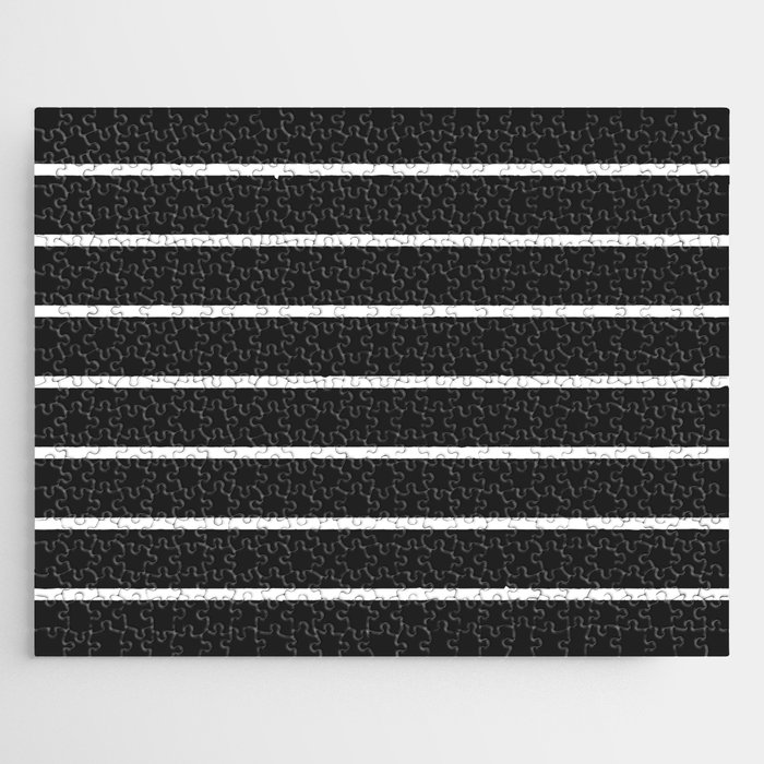 black and white stripes Jigsaw Puzzle