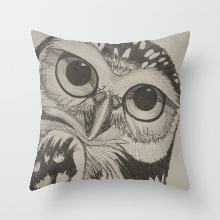 Owl  Throw Pillow