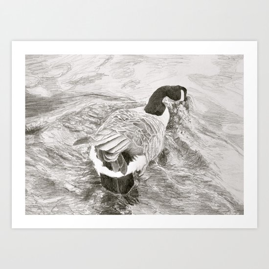 Duck Art Print