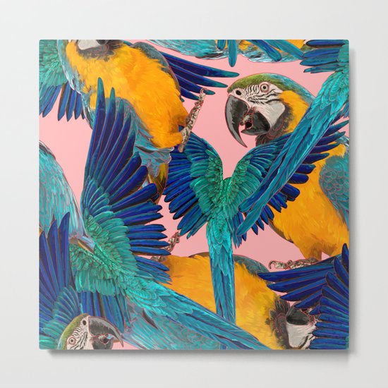 Ara Parrot Metal Print