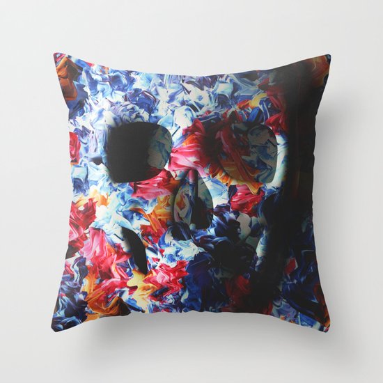 Skull (light version) Throw Pillow