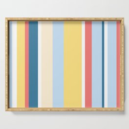 Rushcutters Bay Stripe Serving Tray | Stripedesign, Digital, Vector, Sailing, Stripes, Ameliahorvath, Rushcuttersbay, Sydney, Australia, Graphicdesign 