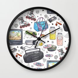 90s Teen Wall Clock