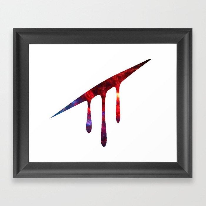 Blood Framed Art Print