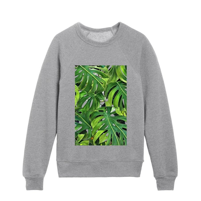 Monstera 02 Kids Crewneck