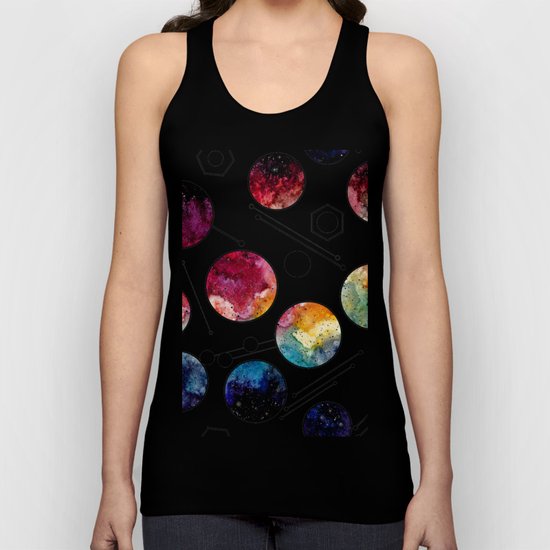Galaxy Geometric Pattern 10 Unisex Tank Top