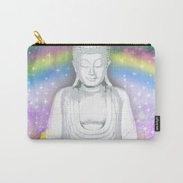 Buddha and Rainbow Carry-All Pouch