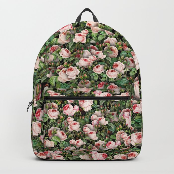 pink rose backpack