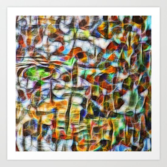 Beautiful abstract bark texture Art Print
