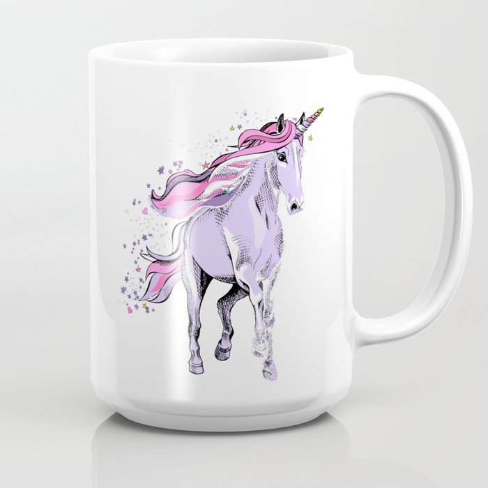 Realistic Rainbow Pink Unicorn Lgbt Pride Coffee Mug By Saigon199x