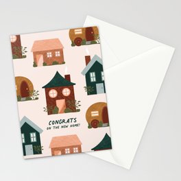New Home Card Stationery Card