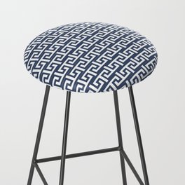 Greek Pattern Bar Stool