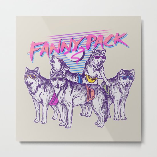 Fanny Pack Metal Print