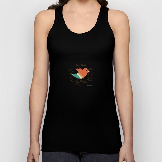 Twitter Unisex Tank Top