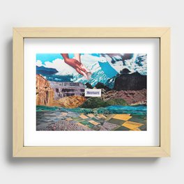 Restart Recessed Framed Print