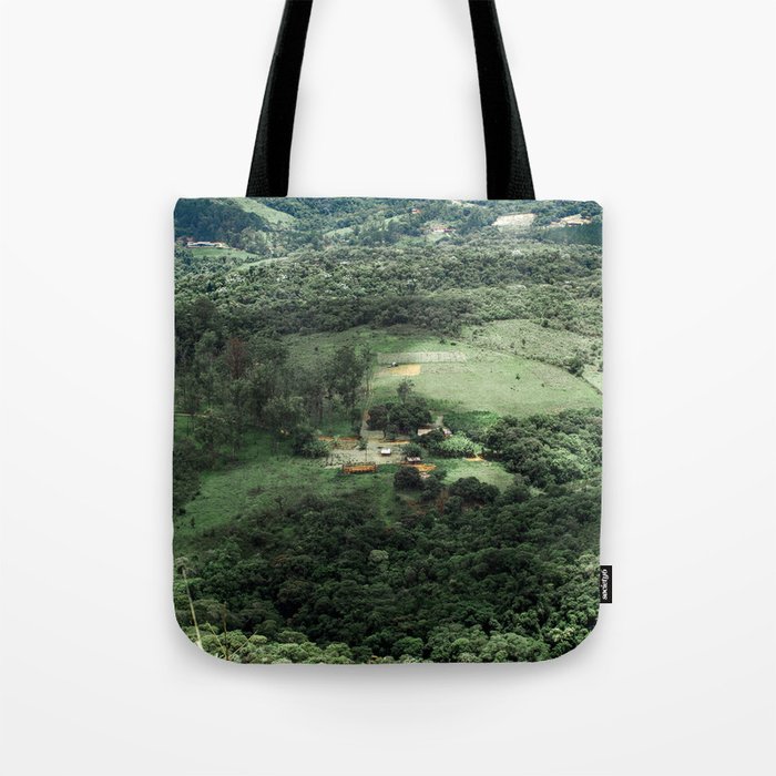 Brazil Photography - Overview Of A Rural Area In Brazil Tote Bag