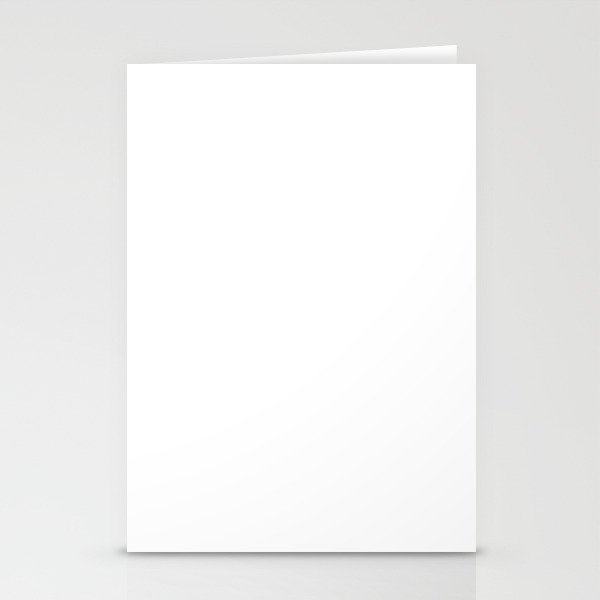 Whitest White - Solid Colors  Stationery Cards