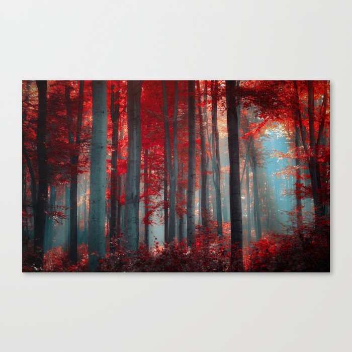 Magical trees Canvas Print by Black Winter | Society6
