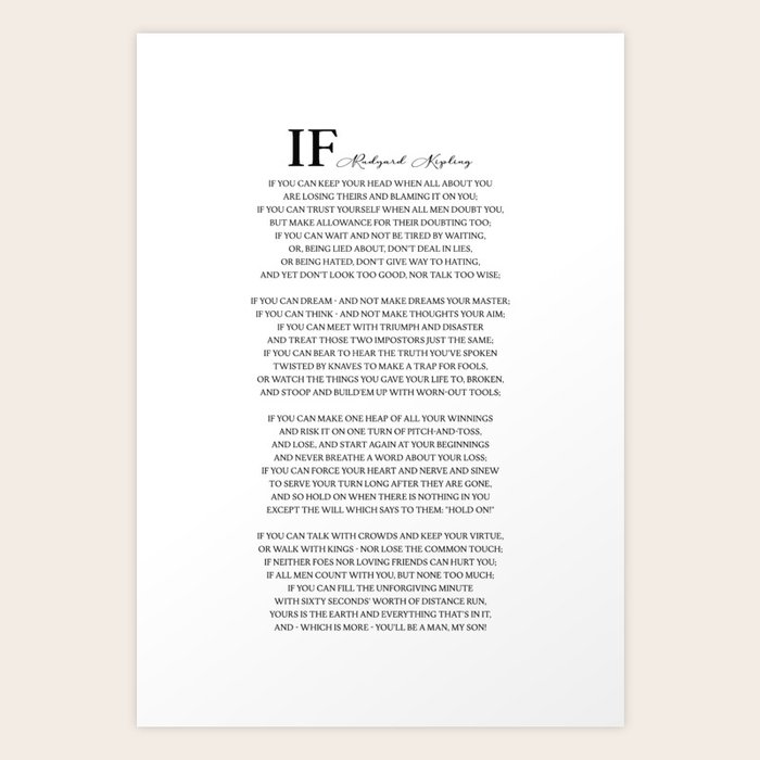 if-poem-by-rudyard-kipling-art-print-by-ek-art-prints-society6