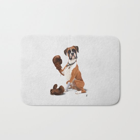 The Boxer (Wordless) Bath Mat