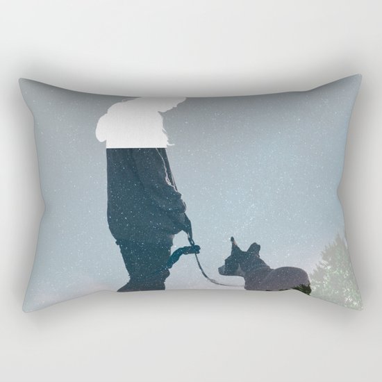 FRIENDSHIP in the space Rectangular Pillow