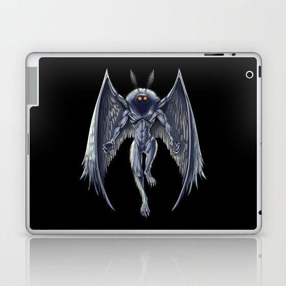 Mothman Cryptid Monster Laptop & iPad Skin