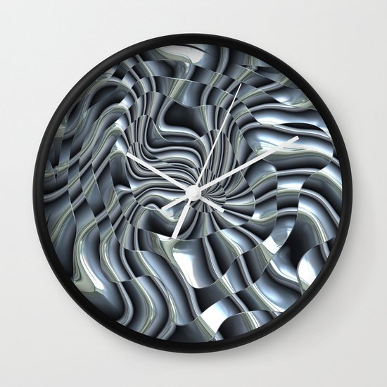 Metal Grill Design Wall Clock By Bobstudio Society6