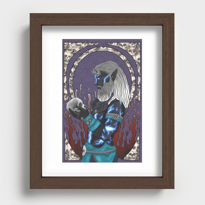 Power and Death Recessed Framed Print