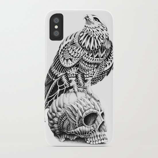 Red-Tail Skull iPhone Case