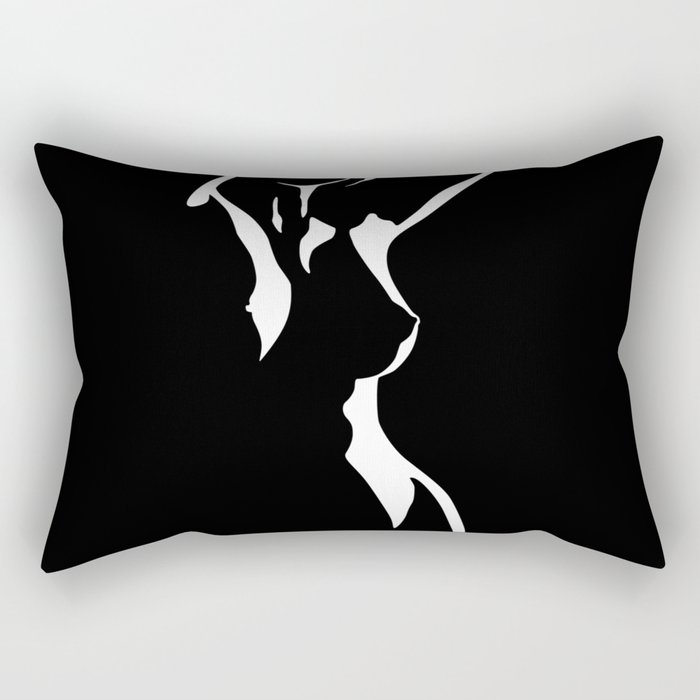 Nude Shadow Rectangular Pillow
