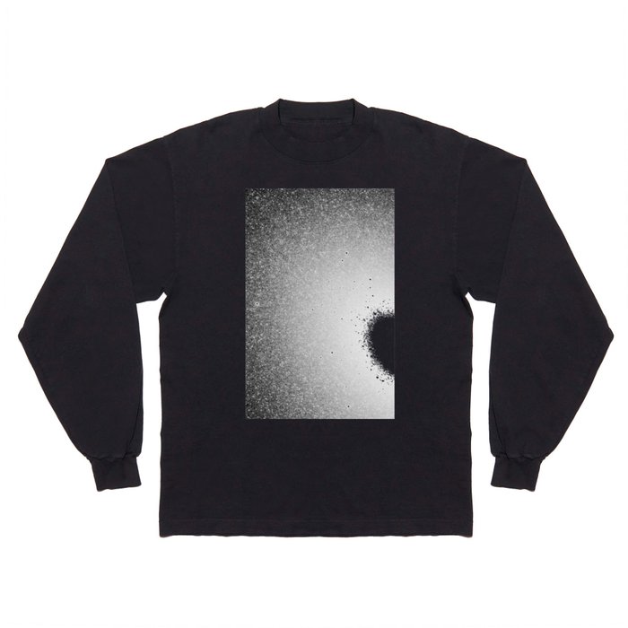 Galaxy Stars Ombre : Black Slate Gray Long Sleeve T Shirt