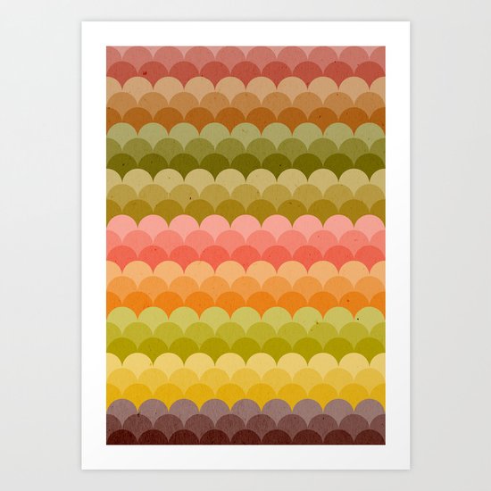 Autumn Frolic, Fall Foliage Art Print