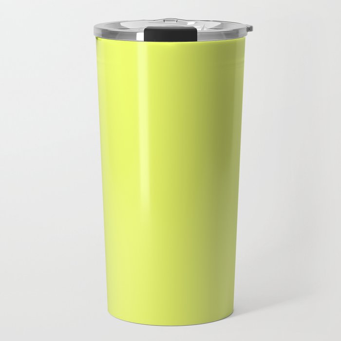 Lemon Yellow - Solid Color Collection Travel Mug