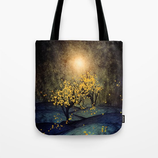 Yellow Autumn Tote Bag