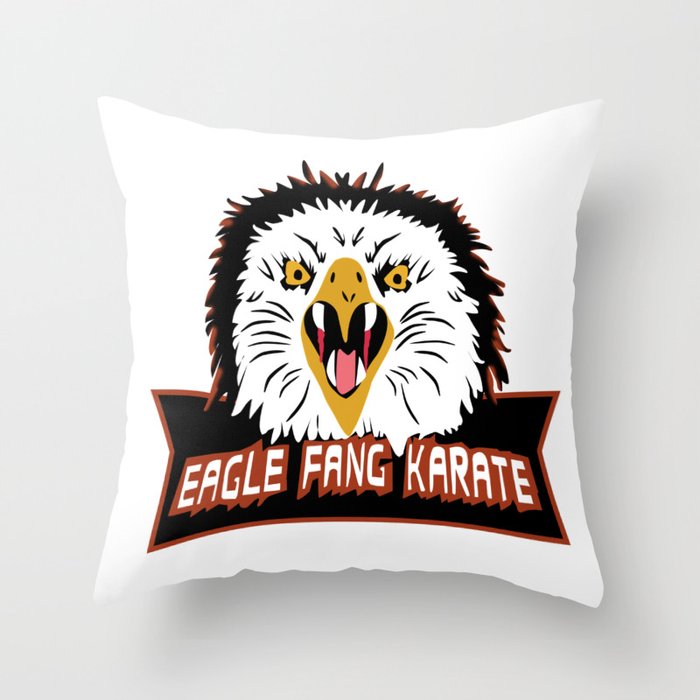 Eagle Fang Karate Logo Throw Pillow