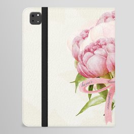 Peonies Bouquet iPad Folio Case