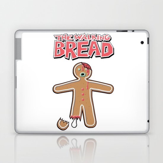The Walking Bread Laptop & iPad Skin