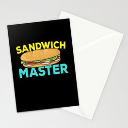 Sandwich Master Fast Food Stationery Card
