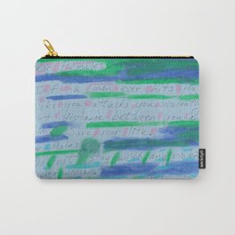 Let's Have Peaceful Relationships Carry-All Pouch