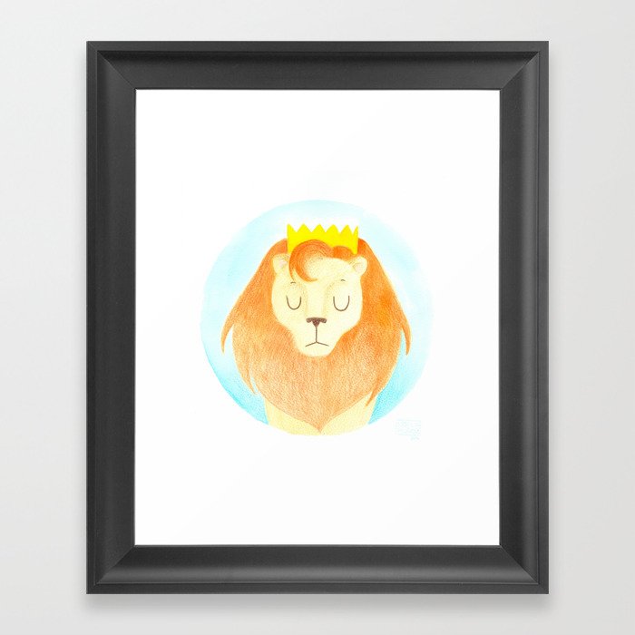 León - Lion Framed Art Print
