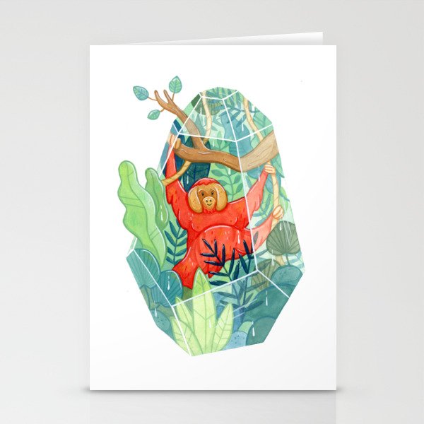 Jungle Terrarium Stationery Cards