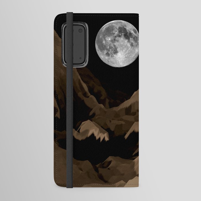 Moonlit Mountains Android Wallet Case